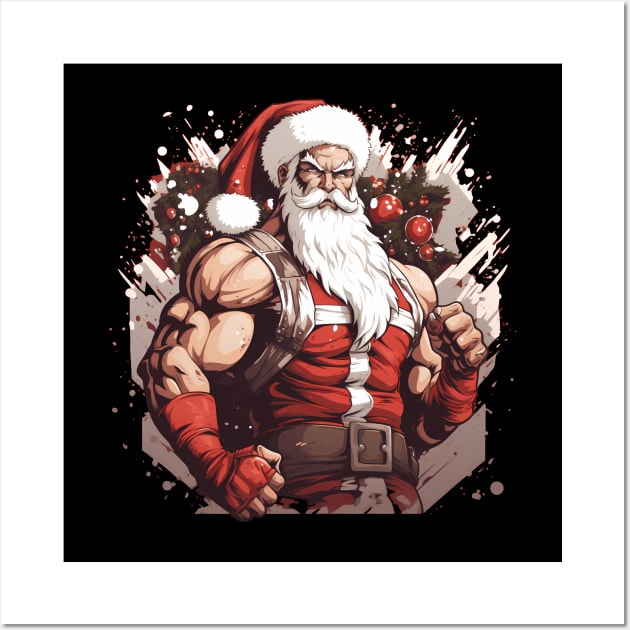 Anime Santa Wall Art by WildPackDesign